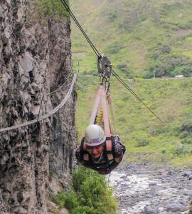 zipline banos ecuador