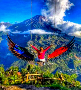 paragliding banos, ecuador